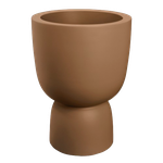 amber coupe round 41cm caramel